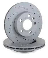 Zimmermann SPORT brake discs + Pads + Wako for VW Transporter T4 (inches) Front + Rear