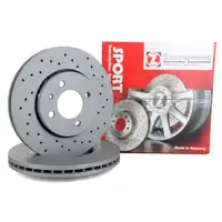 Zimmermann SPORT Brake Disc Set for VW Lupo Polo 1.6 16V GTI (Front)