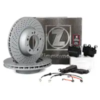 ZIMMERMANN brake discs + pb:z pads + Wako for PORSCHE 997 3.8 Carrera S / GTS (rear)