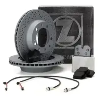 ZIMMERMANN Bremsscheiben + pb:z Bel&auml;ge + Wako f&uuml;r PORSCHE 993 3.6/3.8 Carrera hinten