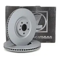 ZIMMERMANN Brake Disc Set for BMW 1 Series F40, X2 F39, MINI F56, F60, and John Cooper Works (Front)