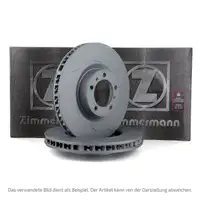ZIMMERMANN Brake Disc Set for PORSCHE Panamera (971) PR-1LD/1LU (Front)