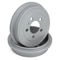 ZIMMERMANN Bremstrommeln + Bremsbacken f&uuml;r VW Polo 9N 6R 6C Fox Fabia 1 Ibiza 3 hinten