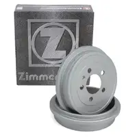 ZIMMERMANN Bremstrommeln Satz f&uuml;r VW Polo 4 5 Fox AUDI Ibiza 3 4 Fabia 1 hinten 6Q0609617