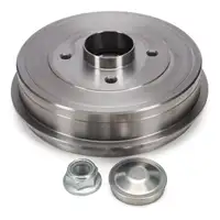 ZIMMERMANN Bremstrommeln + Bremsbacken f&uuml;r DACIA Logan LS_ Sandero BENDIX-System hinten