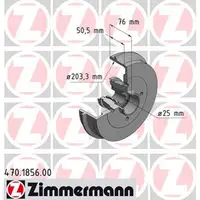 ZIMMERMANN Bremstrommeln + Bremsbacken f&uuml;r RENAULT Twingo 2 ab 10.2012 hinten