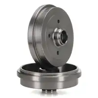 ZIMMERMANN Brake Drums + Brake Shoes for VW Golf 1, 2, Polo 86C, 6N, SEAT Arosa (Rear)