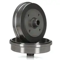 ZIMMERMANN Brake Drums + Brake Shoes for VW Beetle 1200, 1300, 1302, 1303, 1500, 1600 (Rear)