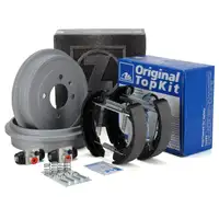 ZIMMERMANN Brake Drums + ATE Brake Shoes + Brake Cylinders for VW e-UP and SEAT Mii electric (rear)