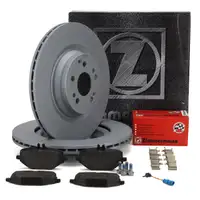 ZIMMERMANN Brake Discs, Pads, and Sensor for MERCEDES GLE 5/C167 GLS with Rear Sport Package
