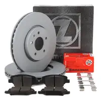 ZIMMERMANN Bremsscheiben + Bremsbel&auml;ge f&uuml;r OPEL Insignia B Zoll bis Fgst. L1999999 vorne
