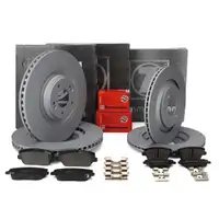 ZIMMERMANN Brake Discs + Pads for HYUNDAI i30 N i30N PD 280 HP 19-inch Front + Rear