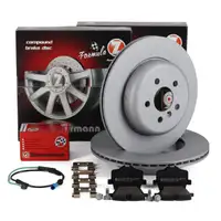 Zimmermann FORMULA F Bremsscheiben + Bel&auml;ge + Wako f&uuml;r BMW Z4 G29 sDrive20/30i hinten