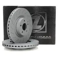 ZIMMERMANN Brake Disc Set for MERCEDES W212, S212, C207, A207, E350&ndash;500 (Front) 0004211512