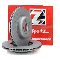 Zimmermann SPORT Brake Disc Set for BMW G20, G30/31, G32, G11/12, G15, X3, X4, X7, Z4 (Rear)