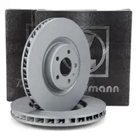 ZIMMERMANN Bremsscheiben Satz f&uuml;r PORSCHE Macan (95B) PR-1LB/1LF ab 02.2017 vorne