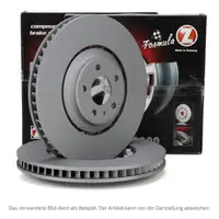 Zimmermann FORMULA Z Brake Disc Set for BMW 5 Series E39 M5 400 hp (rear)