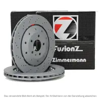 Zimmermann FORMULA Z Bremsscheiben Satz f&uuml;r BMW 1er E82 1M 3er E90 E93 E92 M3/GTS hinten