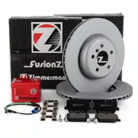 Zimmermann FORMULA F brake discs, pads, and sensor for BMW 3 Series G20 and Z4 with Rear Sport Brakes