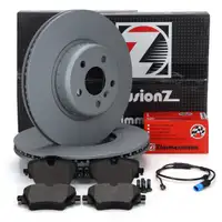 Zimmermann FORMULA F brake discs + pads with sensor for BMW X3 G01 and X4 (non-M models) &ndash; Front