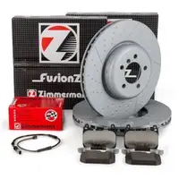 Zimmermann FORMULA F Bremsscheiben + Bel&auml;ge f&uuml;r BMW F20 F21 F30-34 mit Sportpaket vorne
