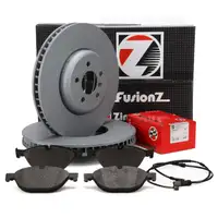 Zimmermann FORMULA F Bremsscheiben + Bel&auml;ge f&uuml;r BMW 5er F10 F11 550i M550d F12 650i vorne