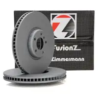Zimmermann FORMULA F brake disc set for BMW X5 E70, F15, F85; X6 E71, E72, F16, F86 (Front)