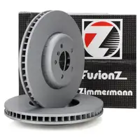 Zimmermann FORMULA F Brake Disc Set for BMW F10, F11, F07, F12, F13, F06, F01&ndash;04 (Front)