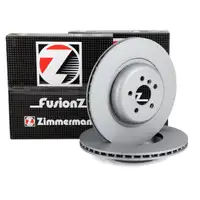 Zimmermann FORMULA F brake disc set for BMW G30, G11/12, G14/15 X5, G05, X6, G06, X7 (Rear)