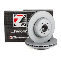 Zimmermann FORMULA F Brake Disc Set for BMW 5 Series E60, E61; 6 Series E63, E64 (Front)