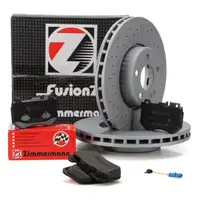 Zimmermann FORMULA S Bremsscheiben + Bel&auml;ge f&uuml;r MERCEDES W205 mit Sportpaket vorne