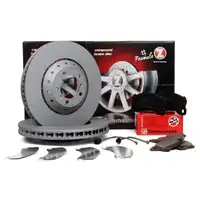 Zimmermann FORMULA Z Brake Discs and Pads (Wako) for Porsche Panamera 970 GTS / Turbo (Front)