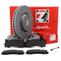 Zimmermann FORMULA Z Brake Discs + Pads + Wako for MERCEDES AMG GT/S/R (Front)
