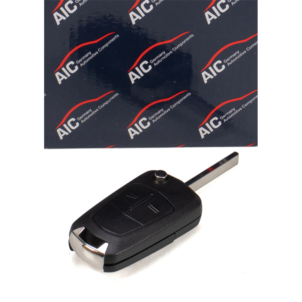 AIC Schlüsselgehäuse + Schlüsselrohling OPEL Astra H Meriva A Vectra C Tigra Twin Top X04
