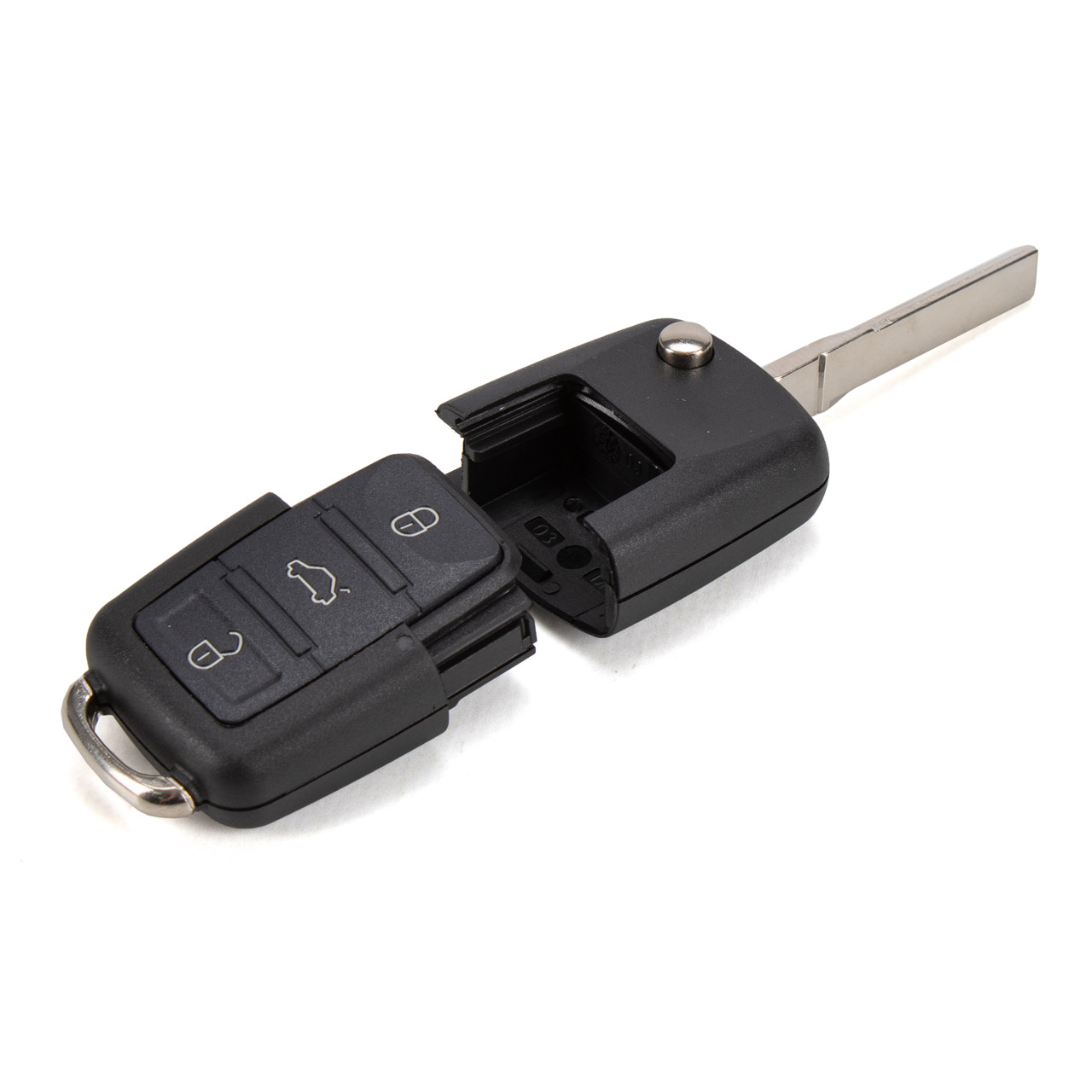 AIC Schlüsselgehäuse + Schlüsselrohling VW Golf 4 Passat B5 Polo 9N Ibiza 3 Leon Fabia