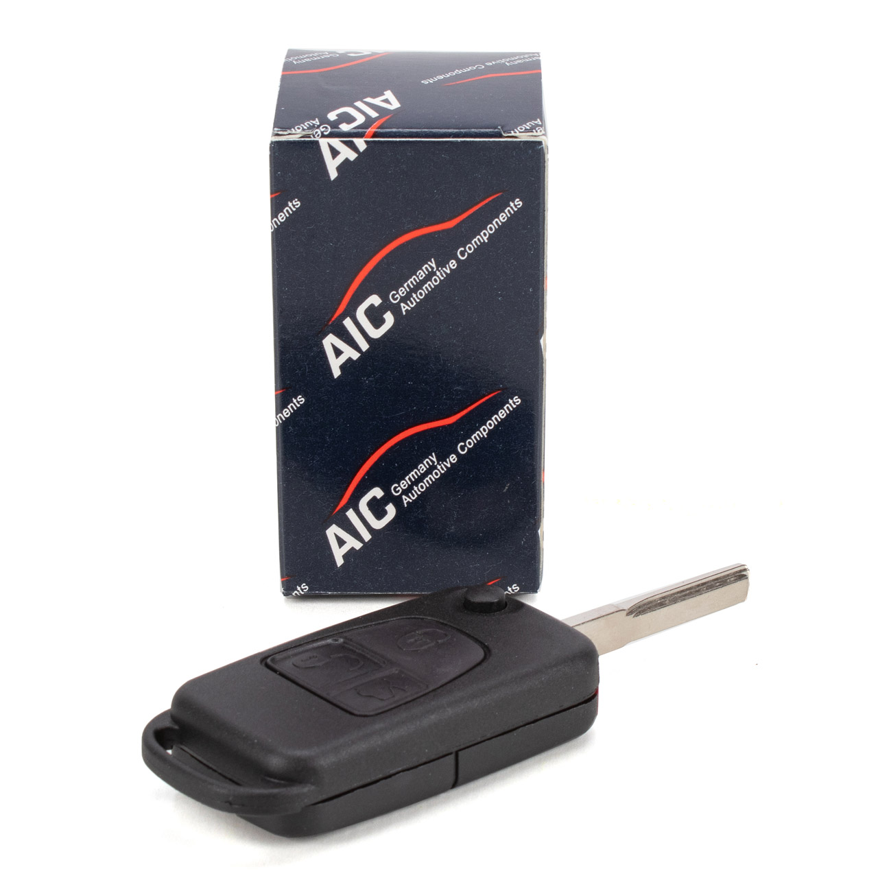 AIC 57546 Schlüsselgehäuse + Schlüsselrohling 3-Tasten MERCEDES- A-Klasse W168 1687600906