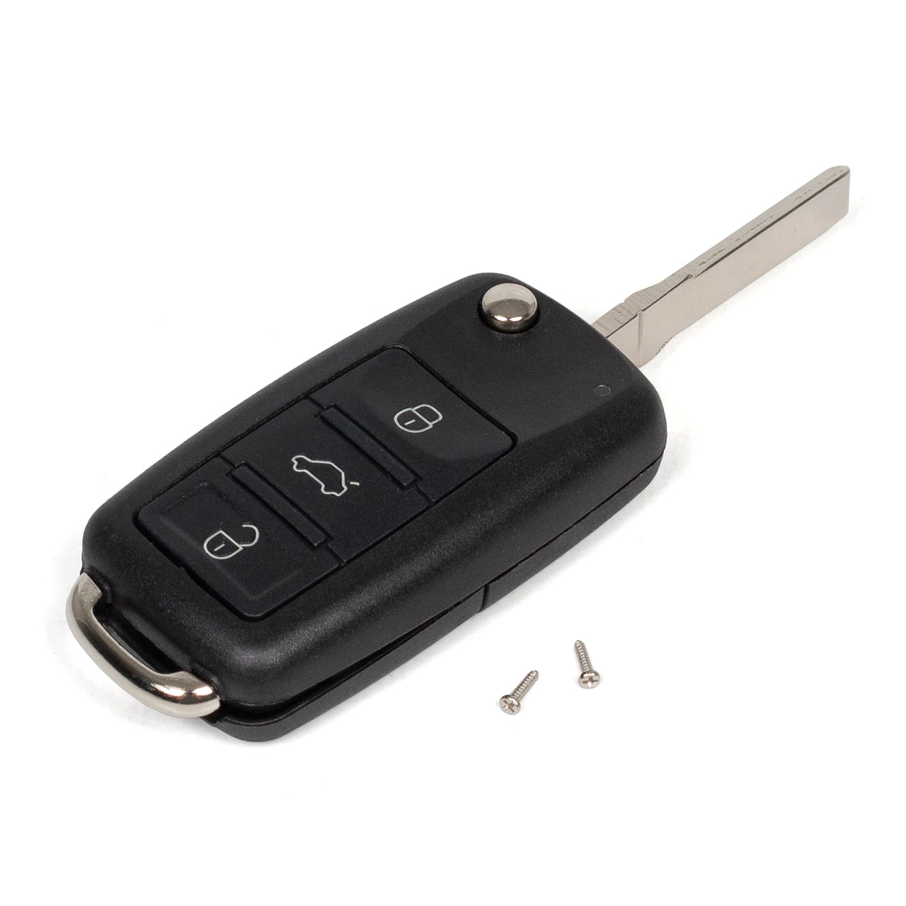 AIC Schlüsselgehäuse + Schlüsselrohling 3-Tasten VW Beetle Eos Golf 6 Jetta 4 Passat B8 Up