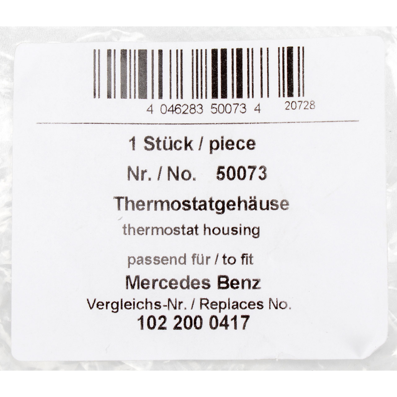 AIC 50073 Thermostatgehäuse Kühlmittelflansch MERCEDES 190 W201 W123 W124 W463 M102