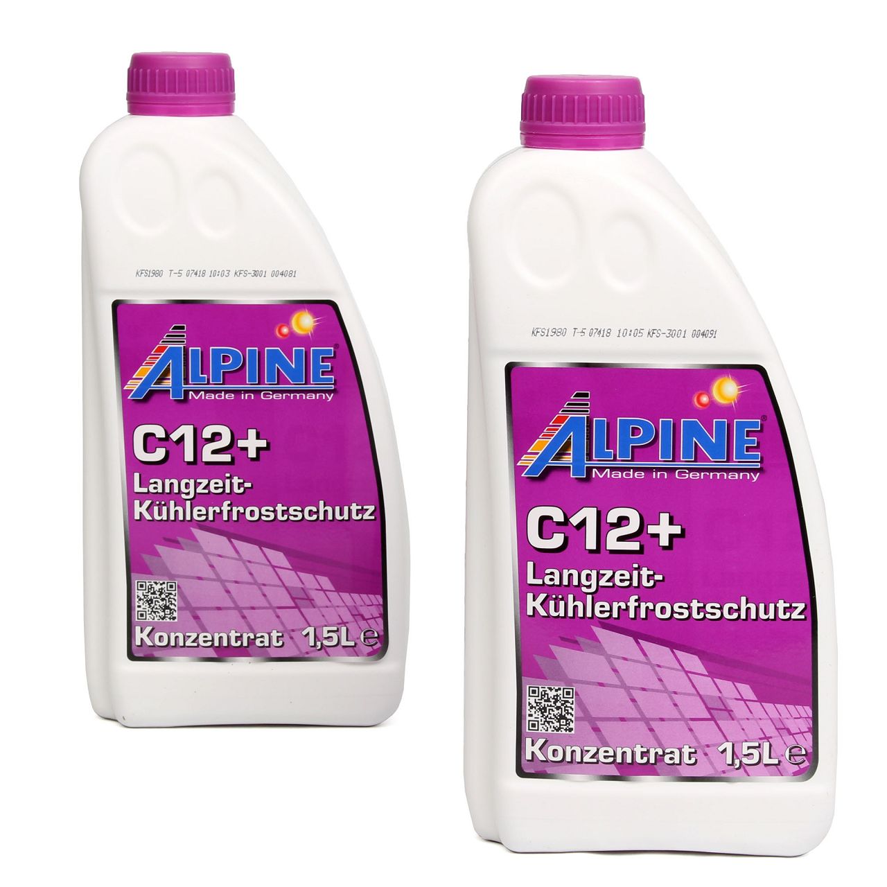 3L ALPINE Frostschutz LANGZEIT Kühlerfrostschutz Konzentrat C12+ G12+ VIOLETT