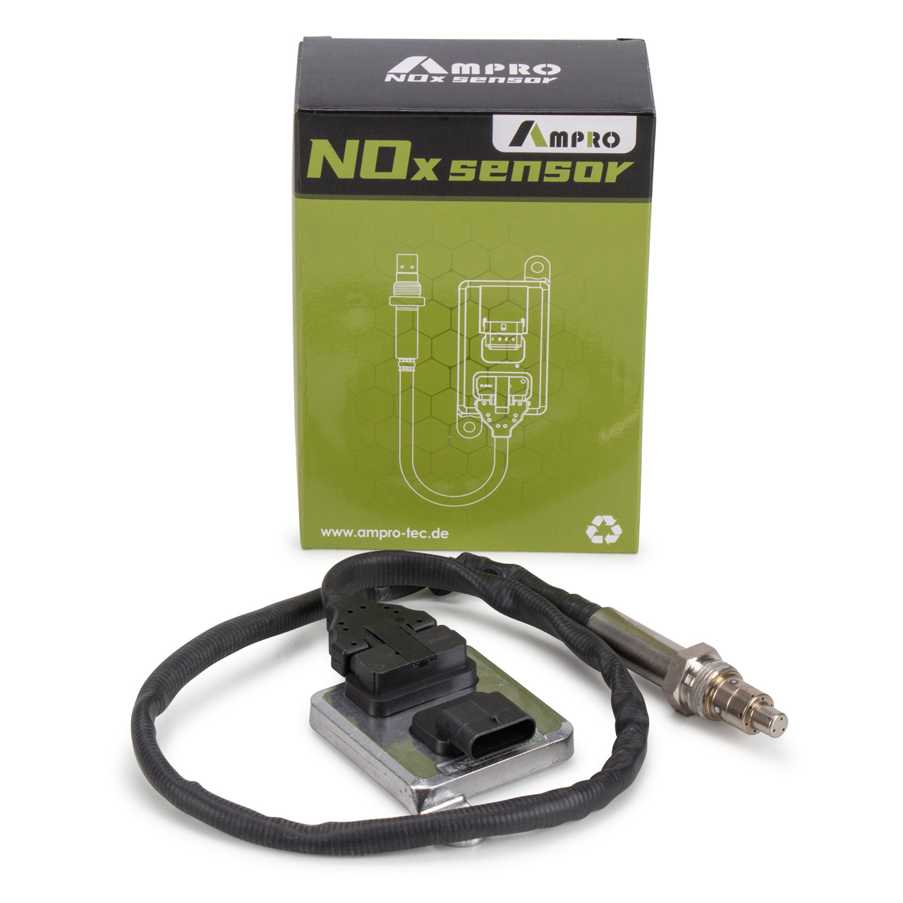 AMPRO NOx-Sensor Lambdasonde MERCEDES-BENZ W205 S205 W212 X164 W166 OM626 OM651 0009053503