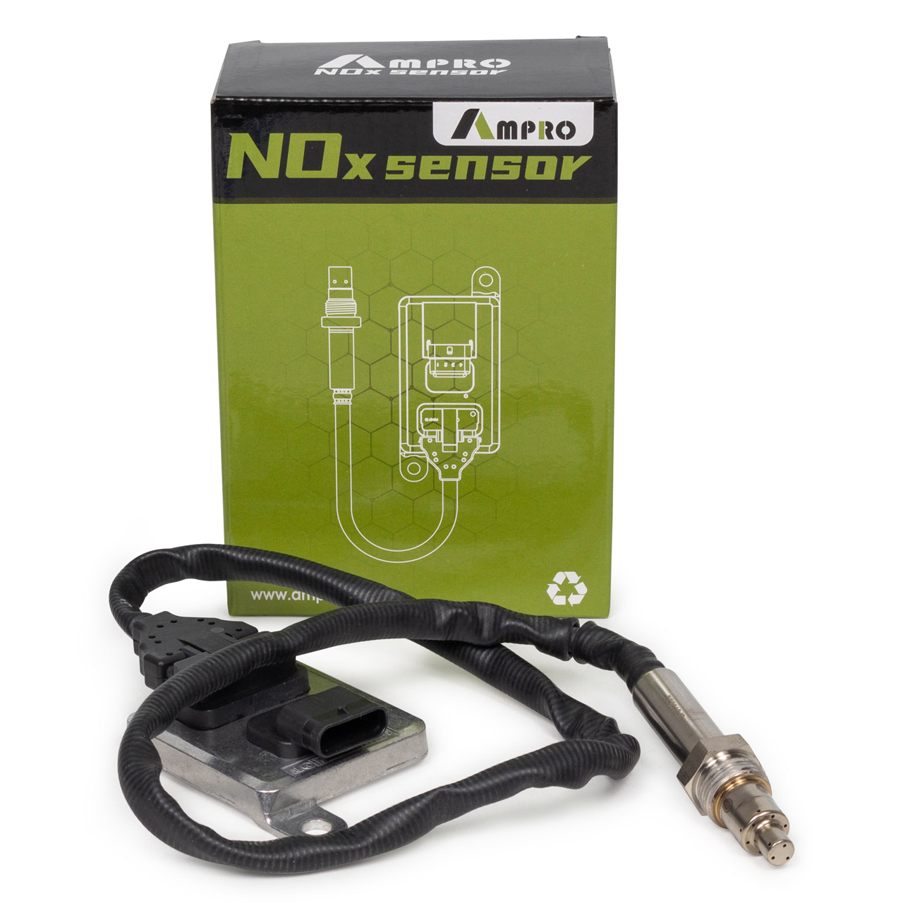 AMPRO NOx-Sensor Lambdasonde MERCEDES-BENZ W205 S205 W213 W447 W166 OM651 OM642 0009058511