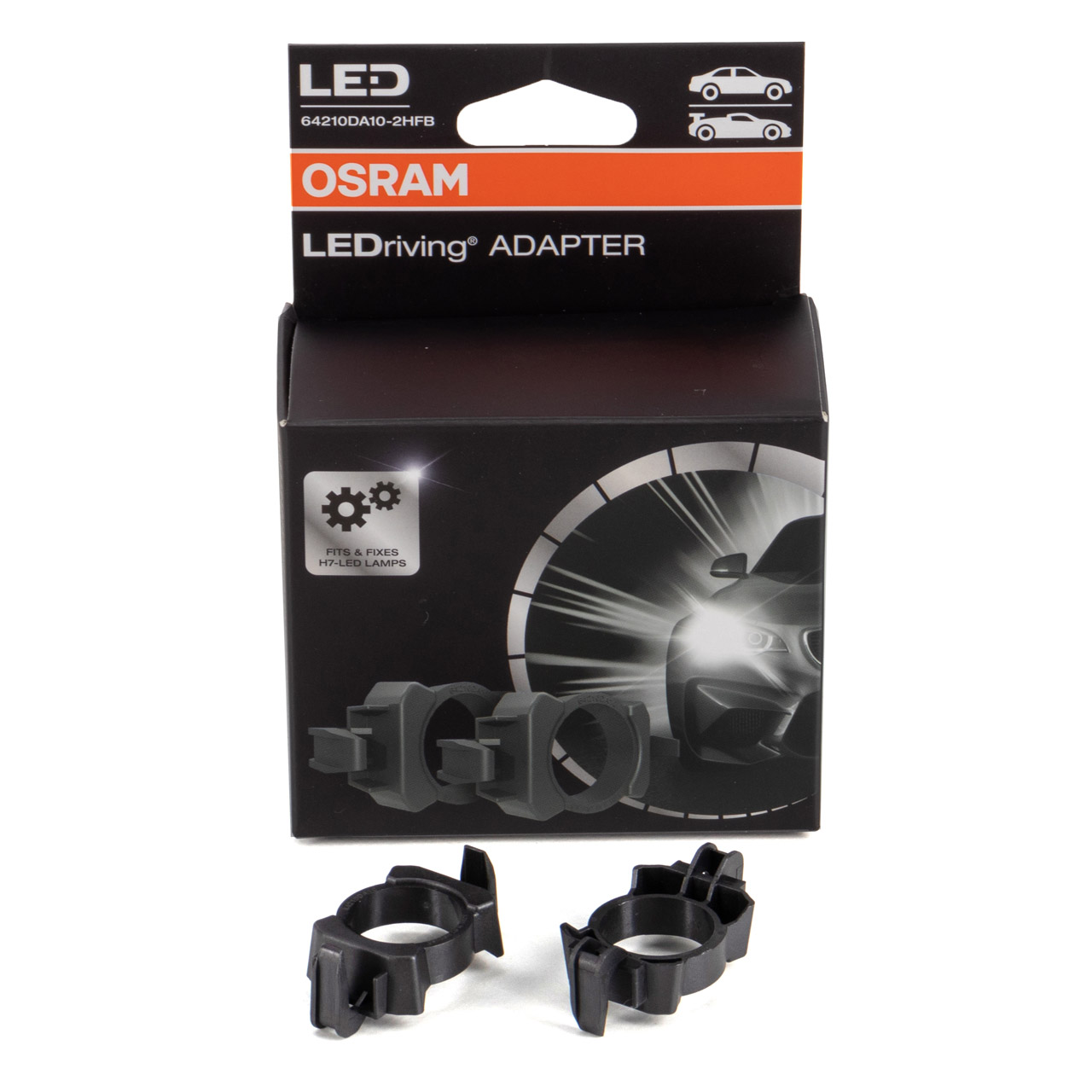 OSRAM 64210DA10 LED Driving LEDriving Adapter Montagehalterung Set PEUGEOT 208 1 CA CC CR