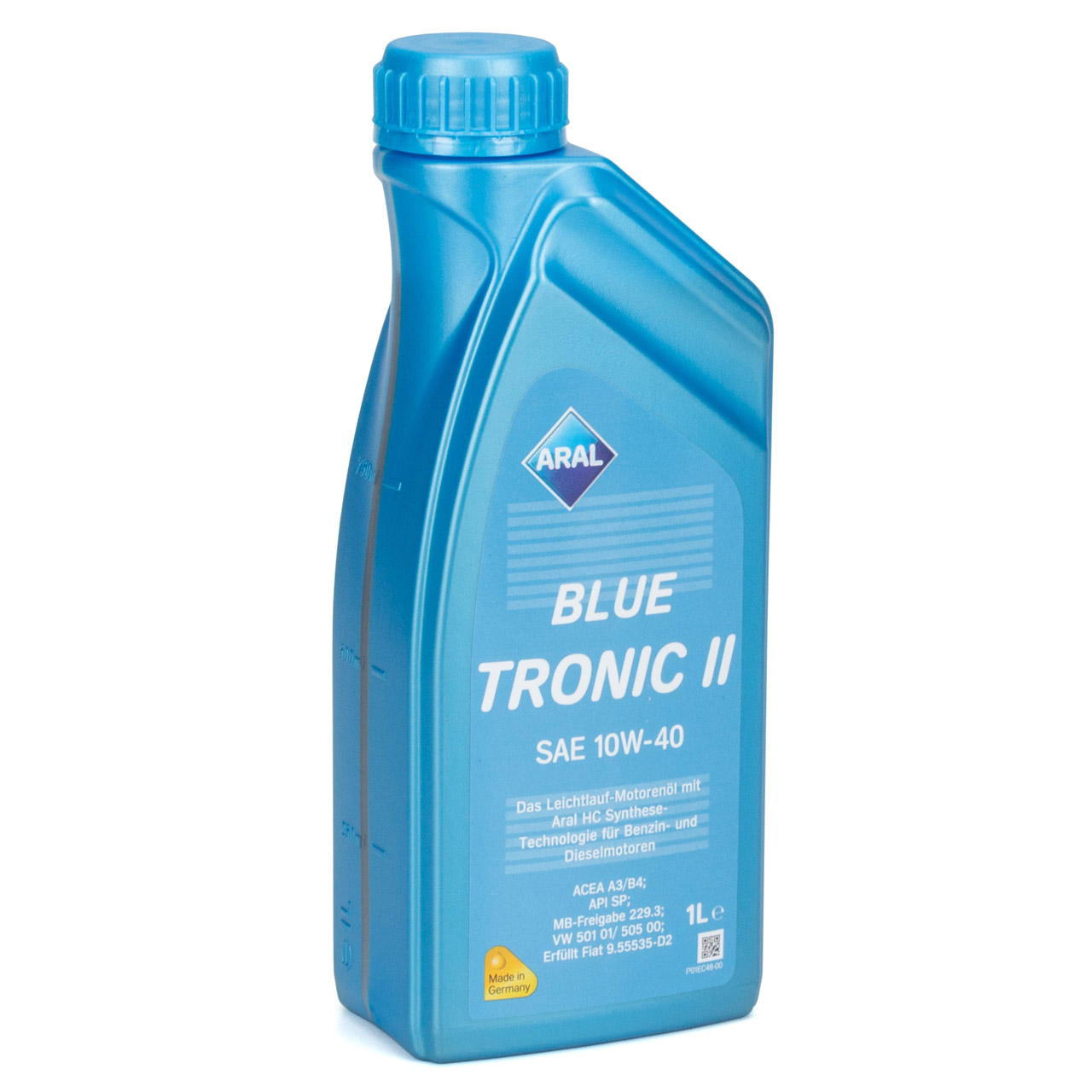 7L 7 Liter ARAL BLUE TRONIC II 10W-40 Motoröl Öl MB 229.3 VW 501.01/505.00 FIAT 9.55535-D2