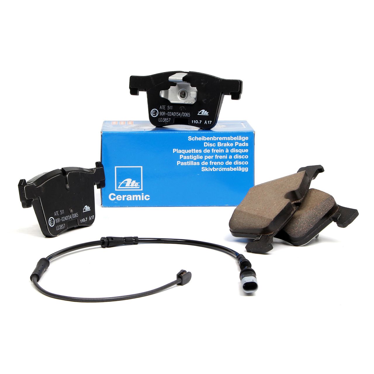 ATE Ceramic Bremsbel&auml;ge + Warnkontaktsensor f&uuml;r BMW F20 F21 F22 F23 F30-F34 F32-36 vorne