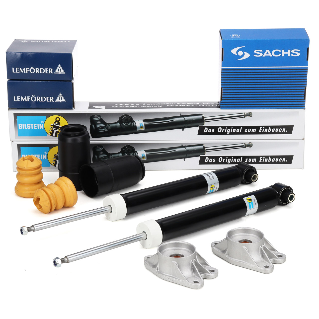 2x BILSTEIN B4 Sto&szlig;d&auml;mpfer + Staubschutz + Domlager f&uuml;r BMW F20/21 F22/23 F30/31 hinten