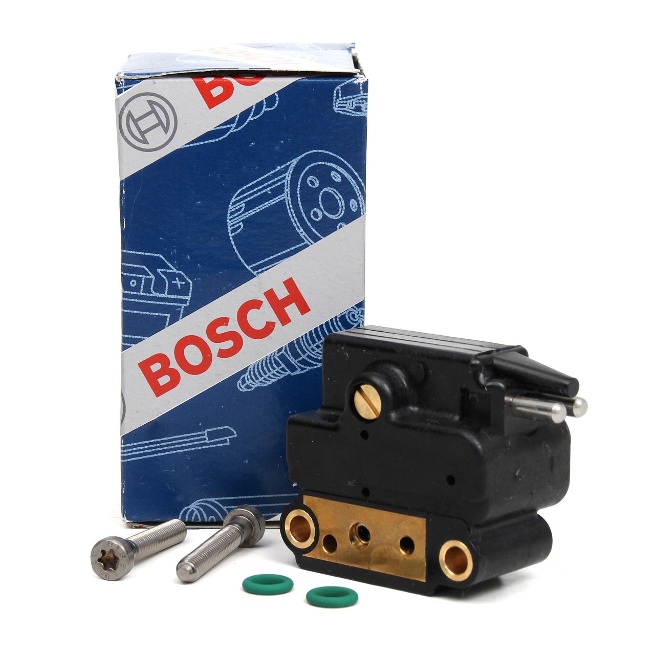 BOSCH F026T03002 Kraftstoffdruckregler Drucksteller inkl. Dichtungen + Schrauben