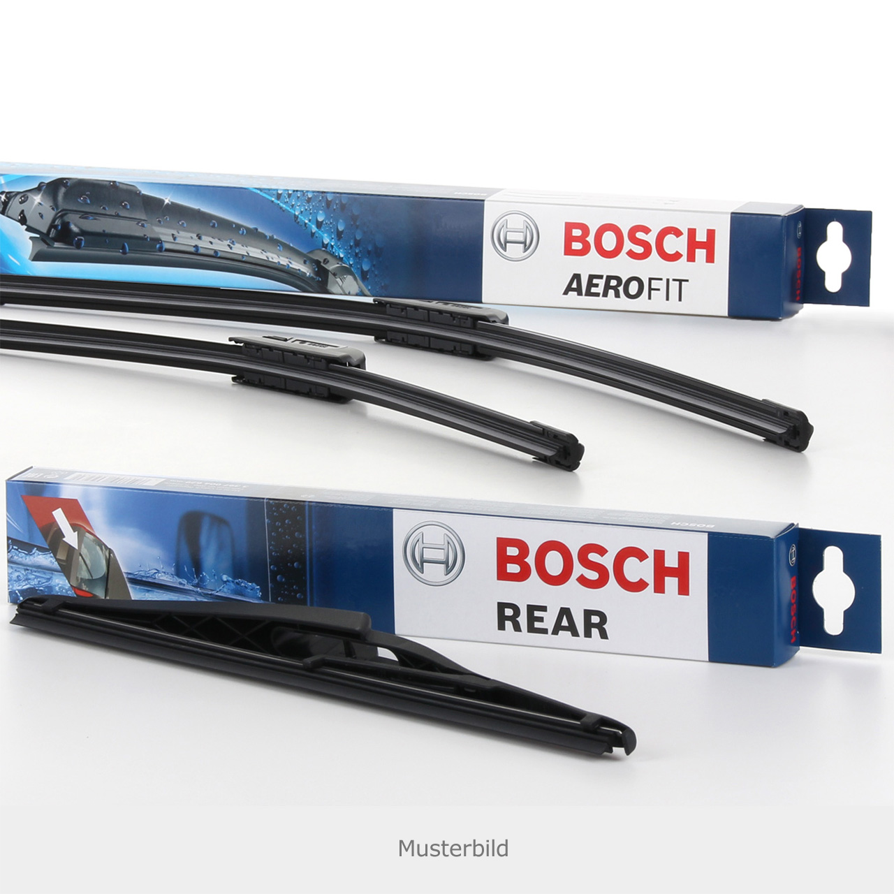 Sonax Frostschutz Bosch Scheibenwischer Vorne Hinten für Opel Zafira B A05 Van 