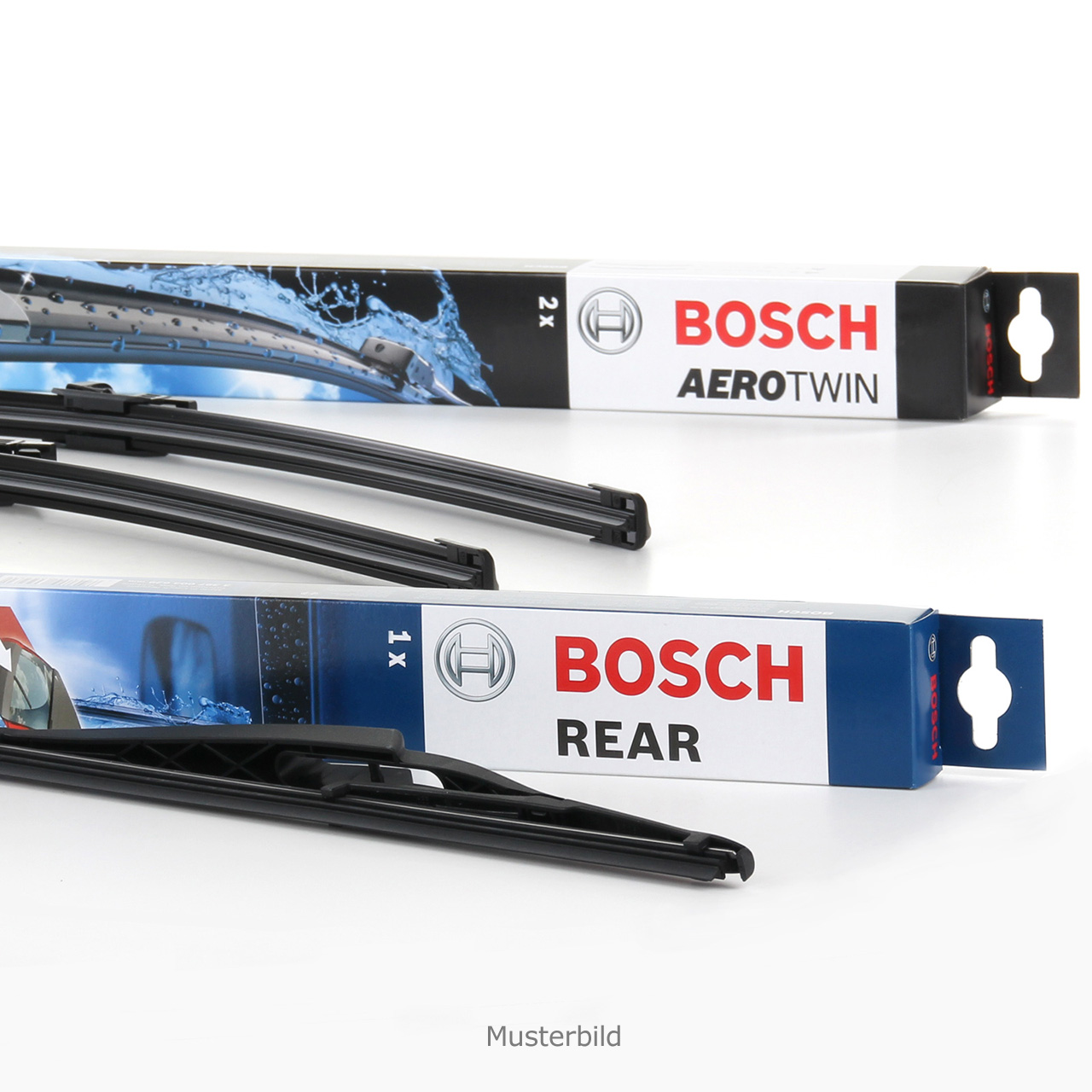 BOSCH AR607S + H305 Scheibenwischer für BMW 3er E46 Touring vorne + hinten