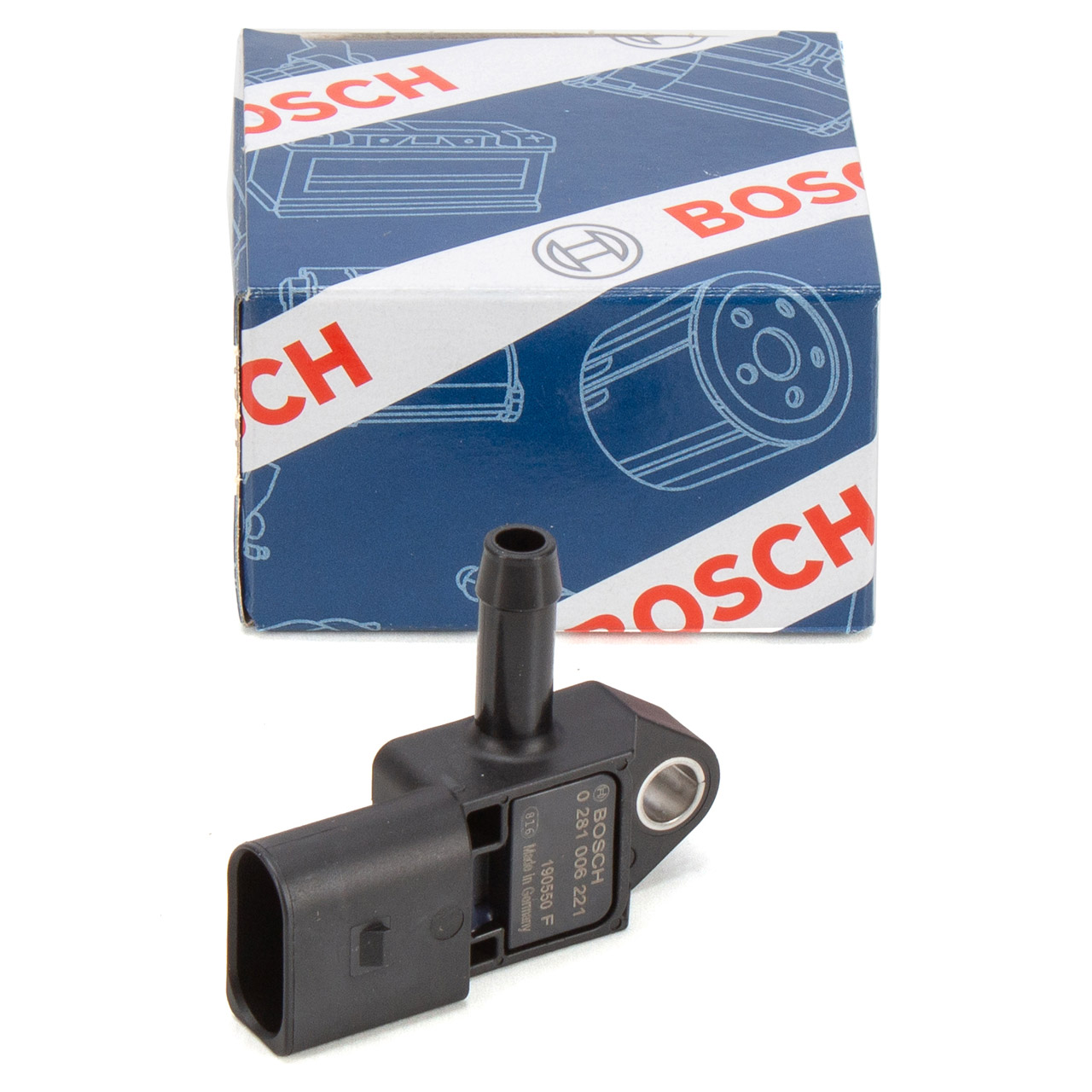 BOSCH 0281006221 Abgasdrucksensor VW Golf 6 7 Passat B8 AUDI A3 A4 SEAT Leon 1.6-2.0 TDI