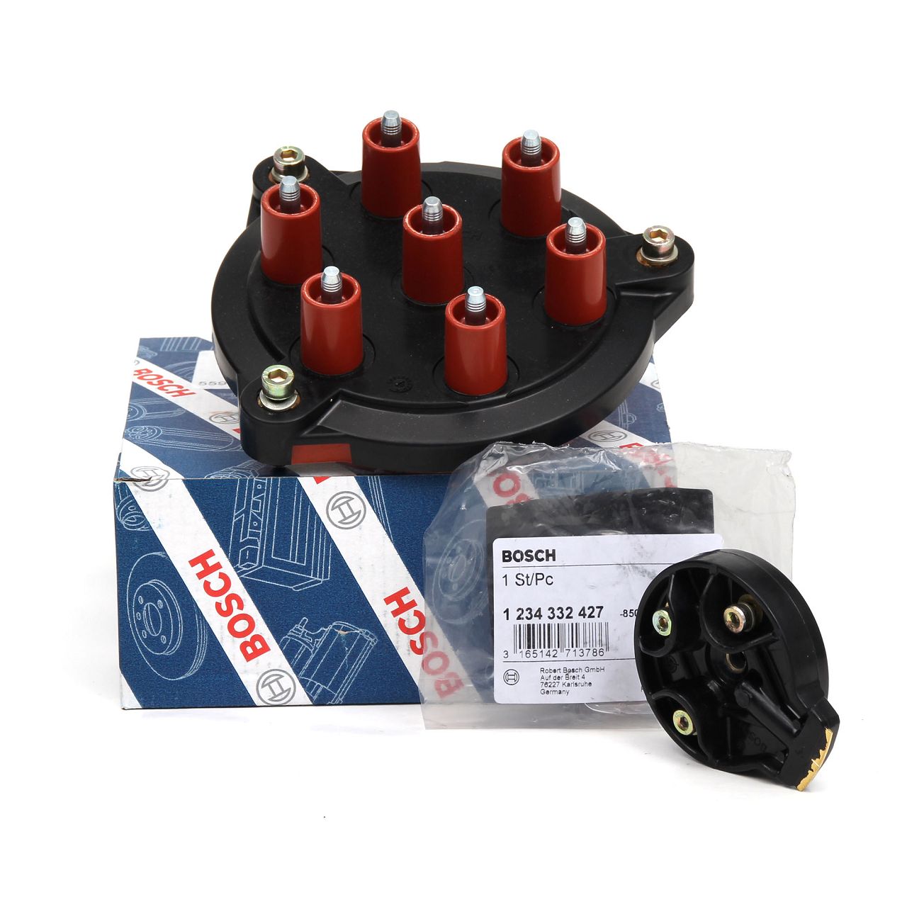 Verteilerkappe + Verteilerfinger für MERCEDES W124 300 W140 300 600 M104 M120